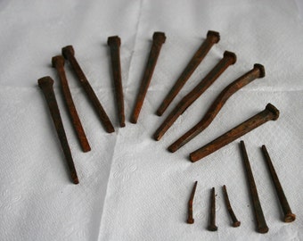 4 and Half Inch Rusty Nails Antique Vintage Spikes DIY Jewelry ...