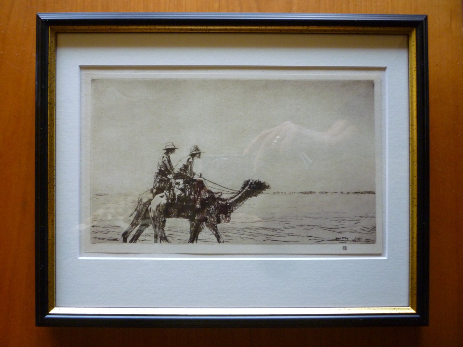 Vintage Print Of An Etching By Scottish Artist James Mcbey