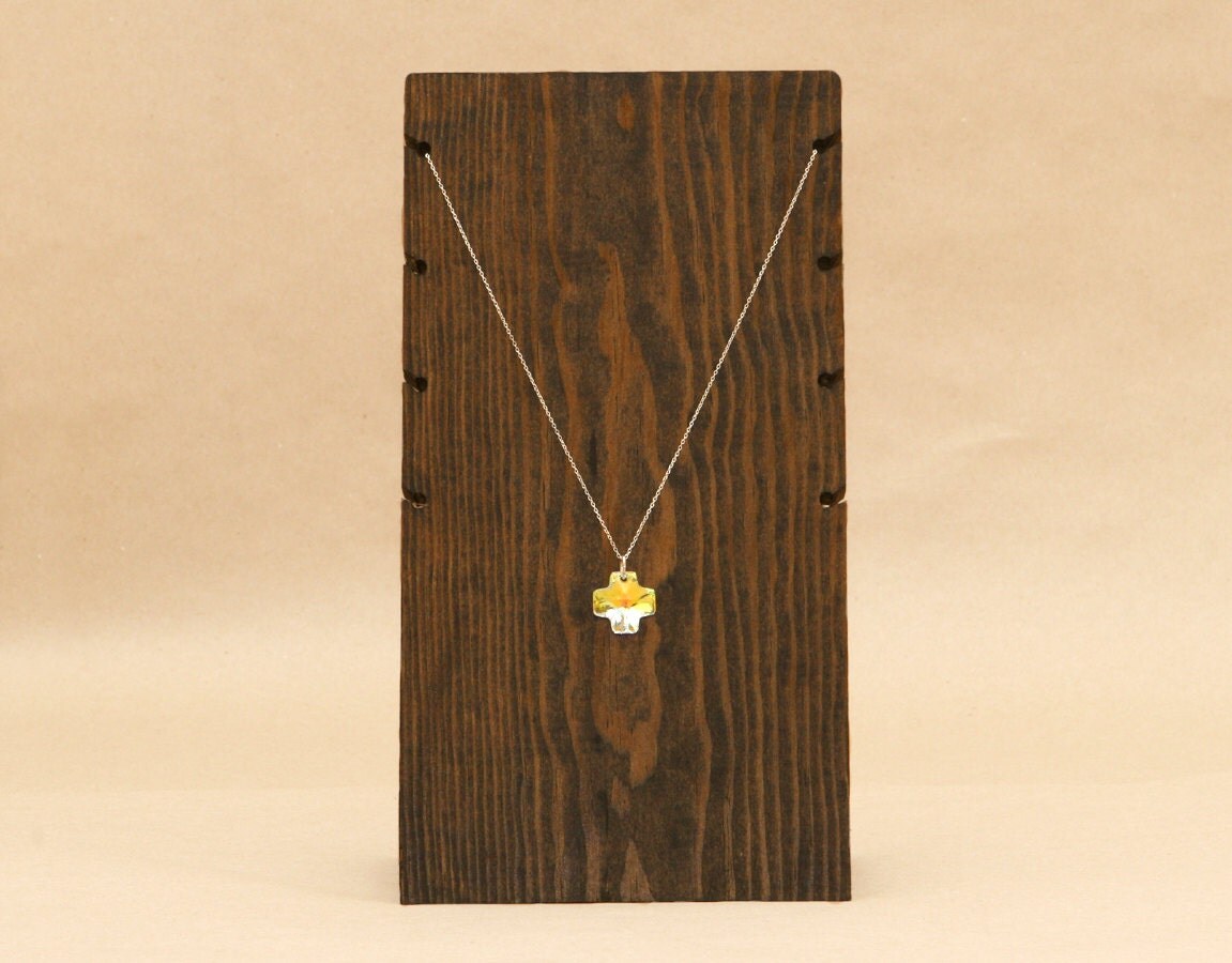 4 Necklace Wooden Necklace Display Board / Necklace Holder