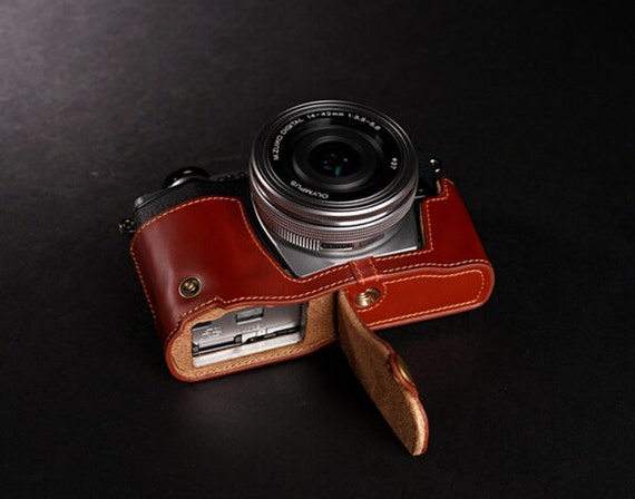Olympus EM10 Case OMD EM10 leather cameras case Olympus