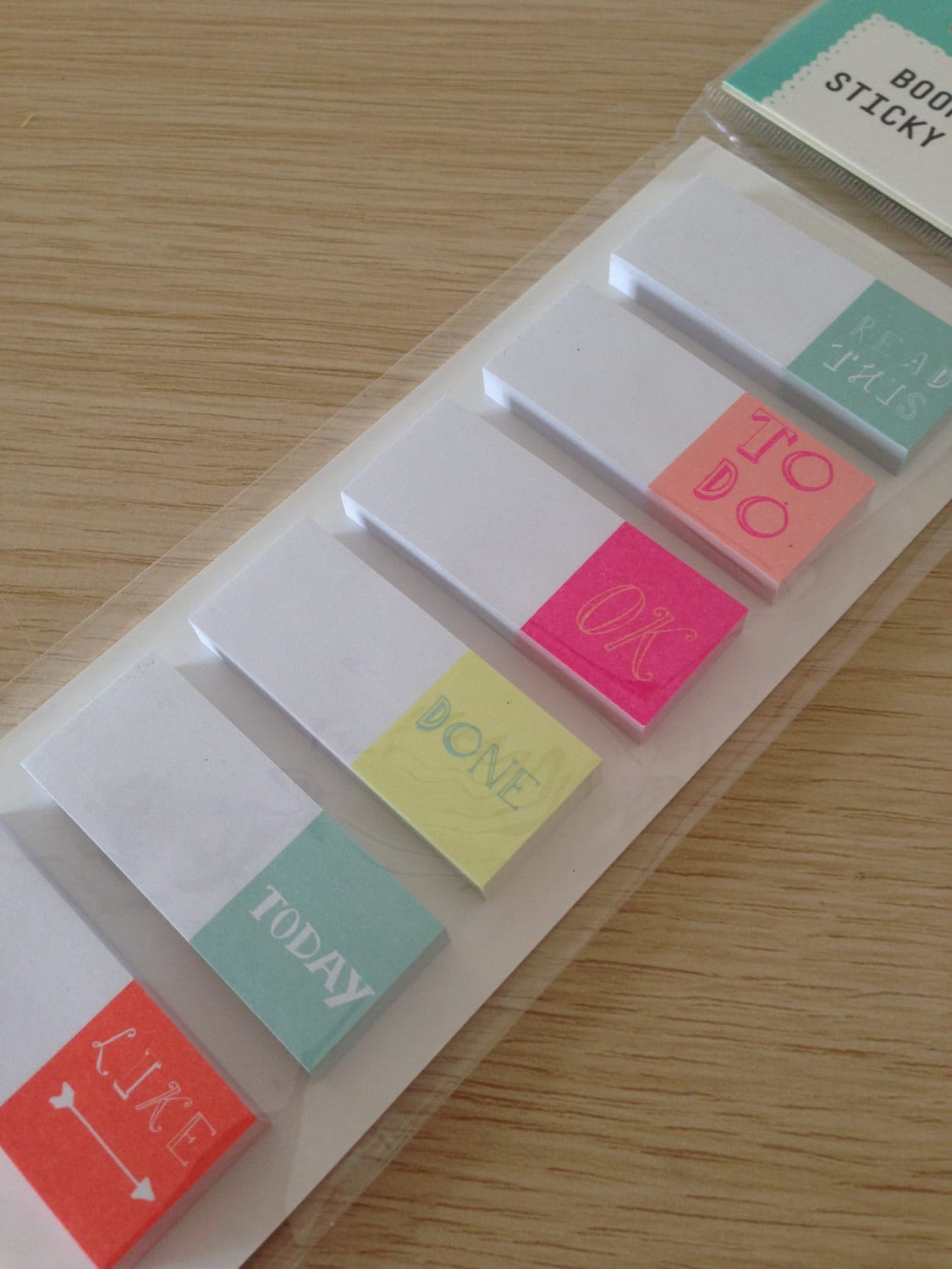Sticky notes bookmarks