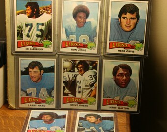 Great Lot of Detroit Sports Cards (Football, Basketball) Lions and