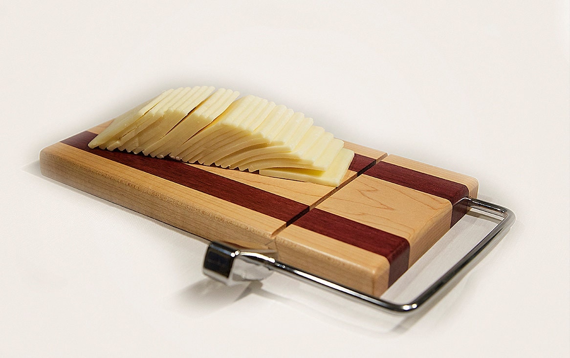 Wooden Cheese Board with Slicer