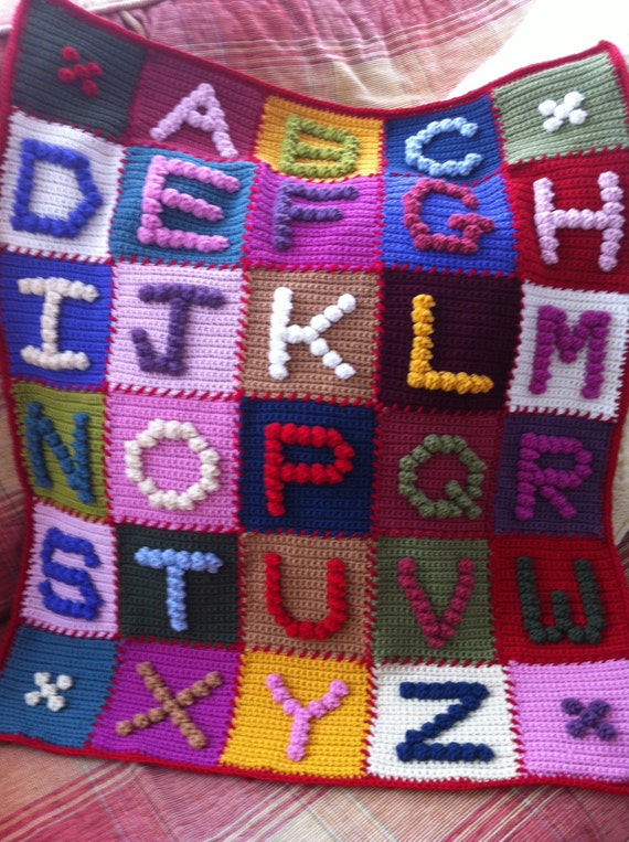 crochet bobbles pattern alphabet book by crochetbobbles