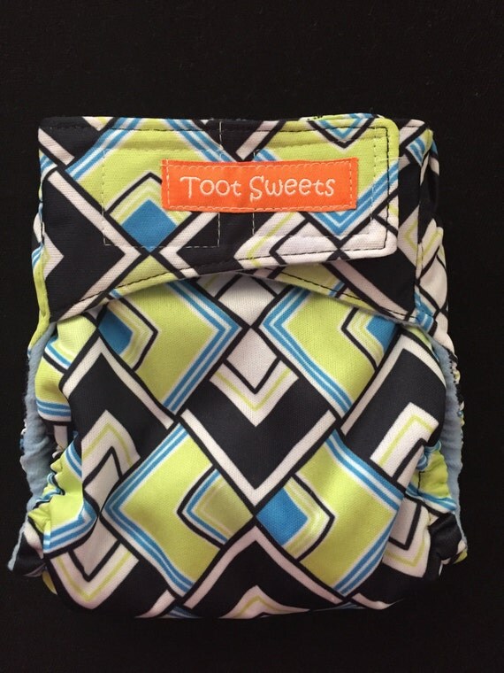 Items similar to Cloth Diapers Toot Sweets Designer Organic Cloth Diapers AI2 Size Small (Up