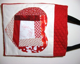 A Roo for You - Patchwork Chicken Tote Bag