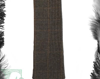 Brown Tweed Tie.