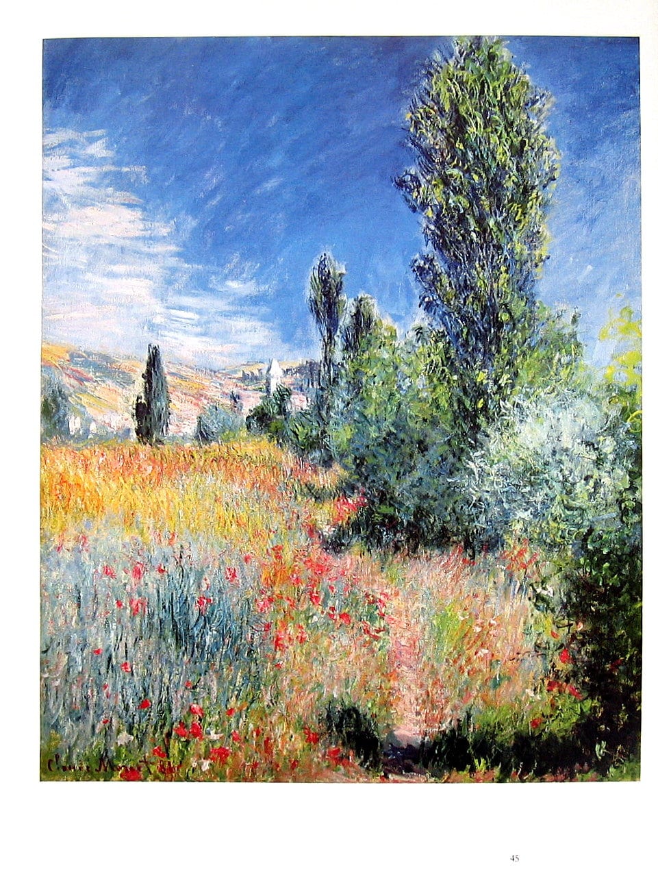 Fine Art Print Claude Monet Path on the Ile St Martin