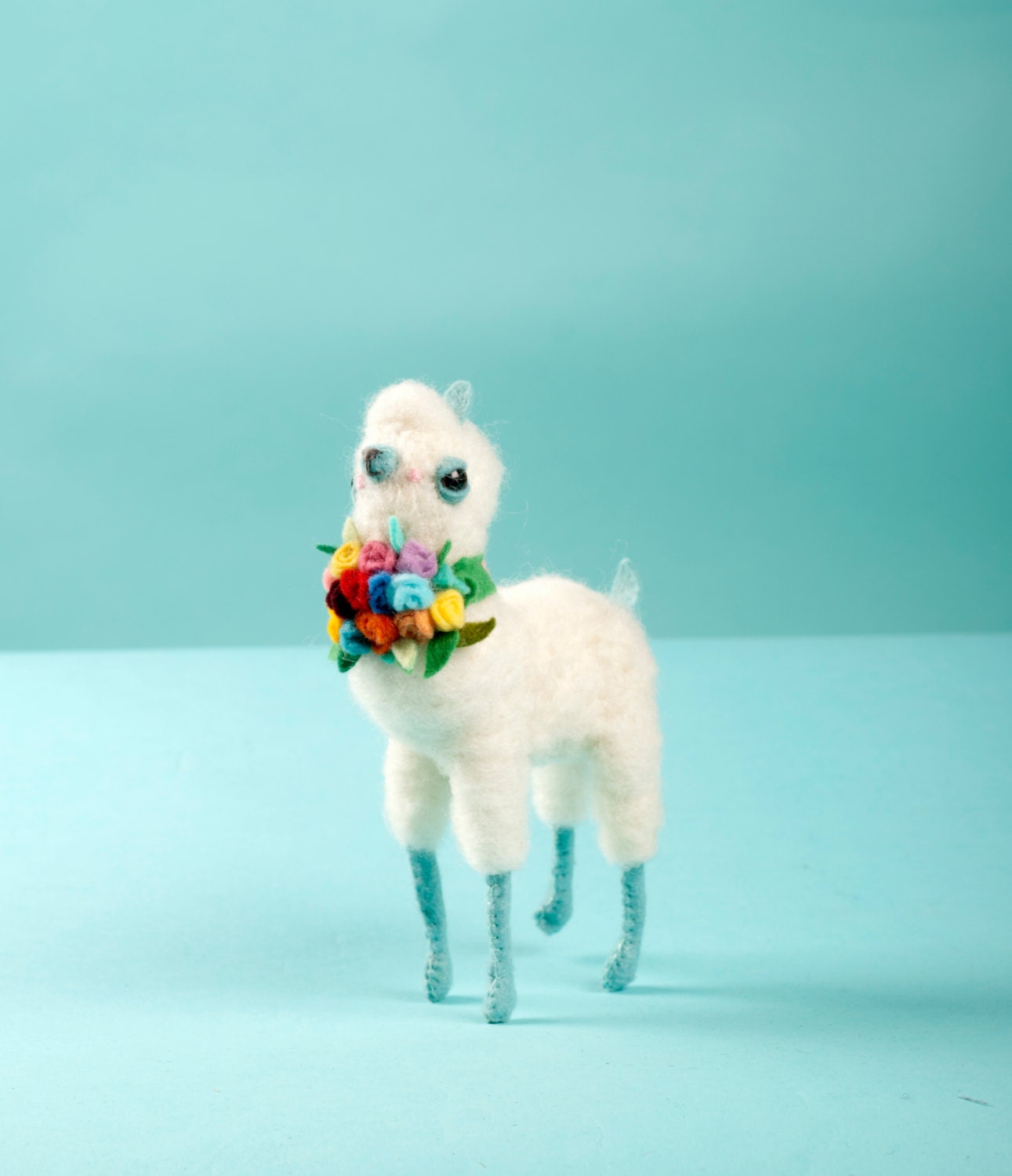 Miniature Floral Alpaca Etsy finds