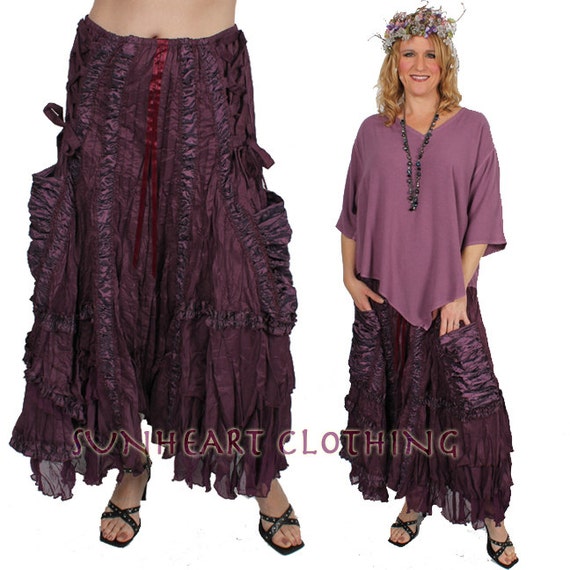 Sunheart bohemian Hippie Chic Pleated Ruched by SUNHEARTCLOTHING