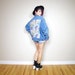 Reworked Vintage Monopoly Money Unisex Denim Jean Jacket (M/L/XL)