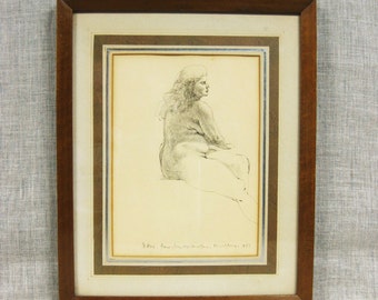 female nude sketch