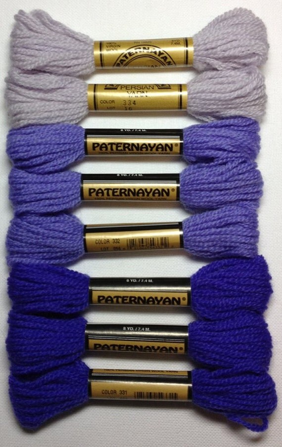 NEW Lavender Mix 64 Yards Paternayan Wool Needlepoint Yarn