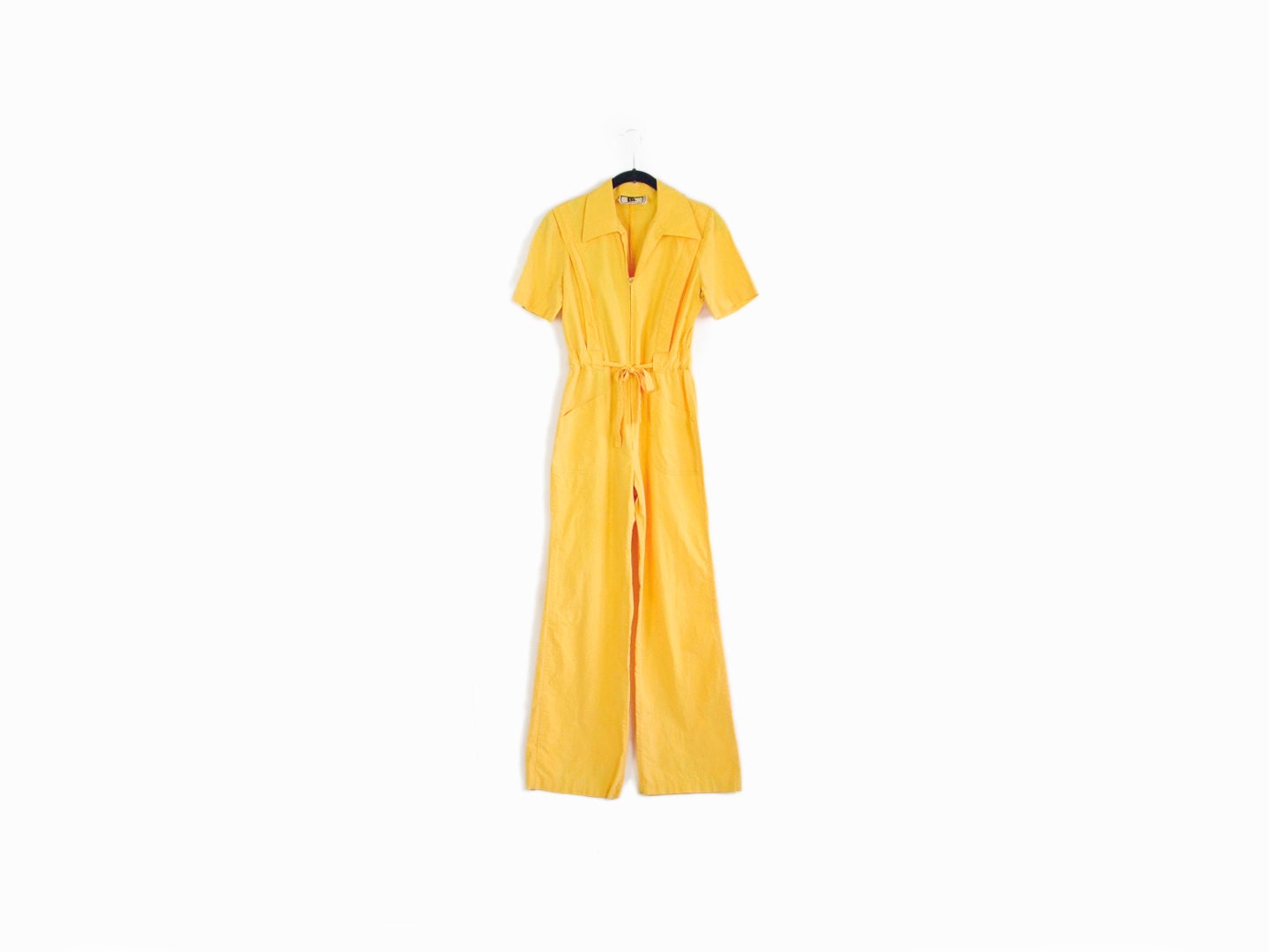 Vintage 70s April O'Neil Yellow Jumpsuit s