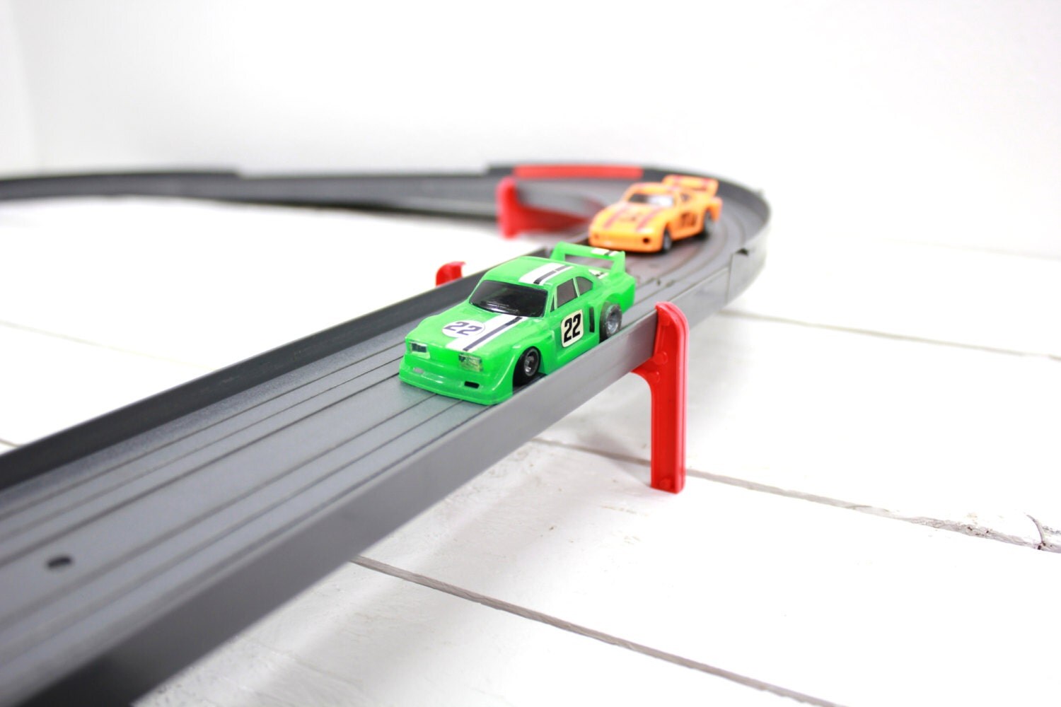 Vintage TCR Slotless Car Track Slot Car Set by AtomicAttic on Etsy