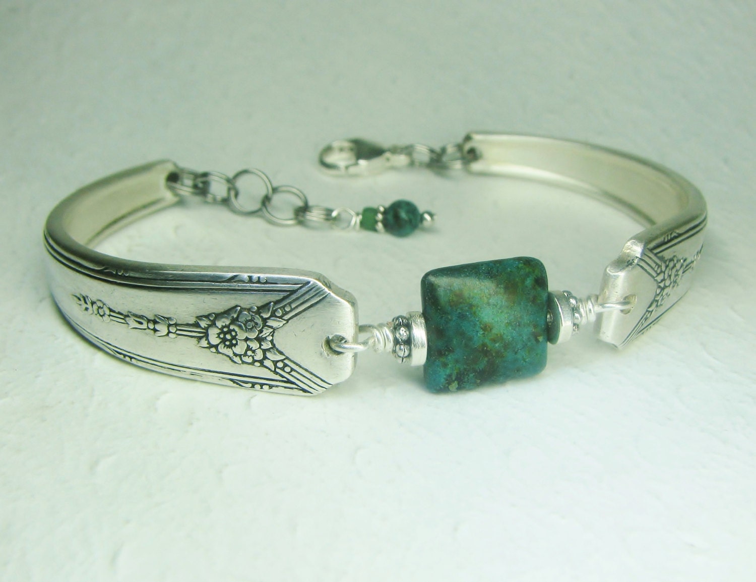 Silver Spoon Bracelet Silverware Jewelry by SpoonfestJewelry