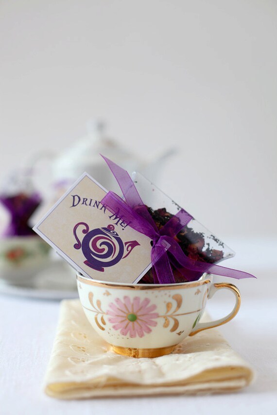 Items similar to Tea Party Favors set of 10 bridal shower favors