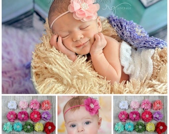 CHOOSE COLOR Baby Headbands,newborn headband,Baby Headband,Infant Headband, Hair Bows, Hair Clips, HairBows, Baby Hair Bows, Headbands #39