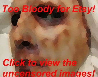 Brian - Skinned Horror Face Mask