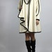 Not Business as Usual Vintage 80s Ivory Cape Coat Cocoon Coat