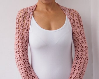 Crochet shrug pattern, woman crochet shrug, long sleeves shrug, wedding crochet pattern, crochet bolero, DIY, PDF pattern