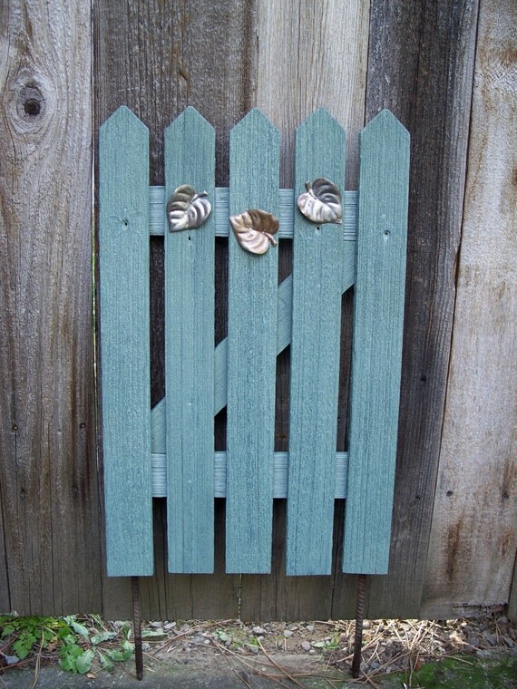 Garden Decor Picket Fence Panel Green Picket Fence Garden