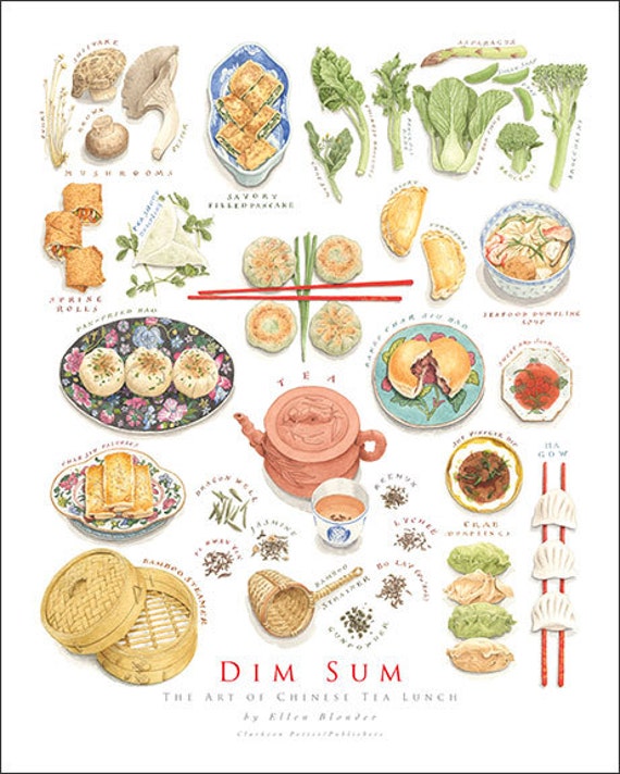 Dim Sum-The Art of Chinese Tea Lunch Large Giclee Print