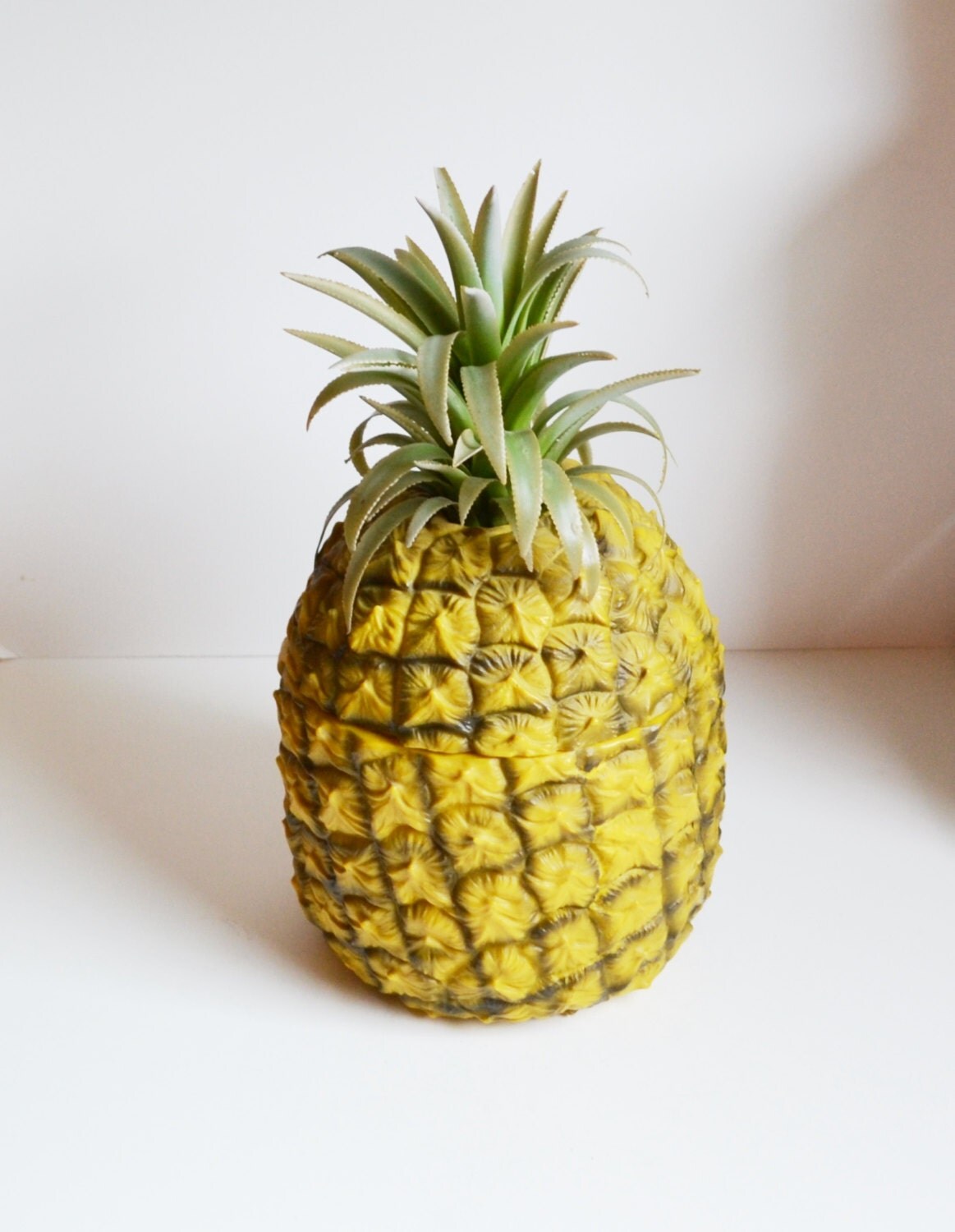 Vintage Pineapple Ice Bucket Plastic Pineapple by JudysJunktion