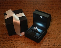 satin covered wedding ring boxes