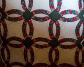 double wedding ring quilt wall hanging