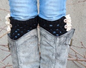 tall boot socks with lace