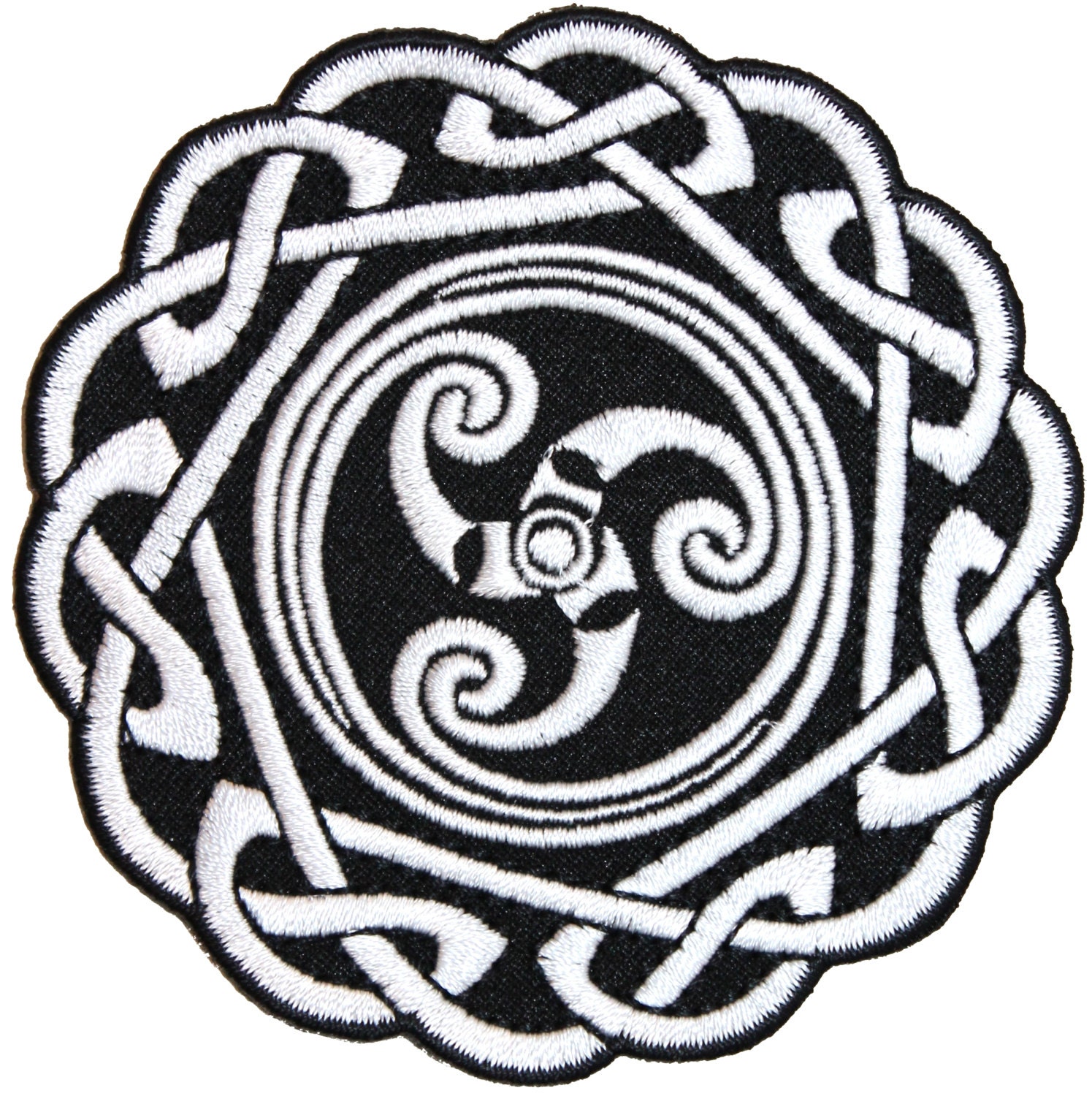 Celtic Knot Art Endless Weave Interlace Design Embroidered