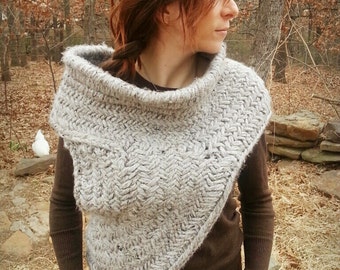 crochet katniss vest pattern cowl Hunting Pattern Post  Vest with Knitting Revolution only  Cowl