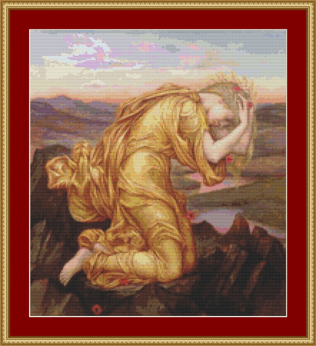Demeter Mourning For Persephone Cross Stitch Pattern