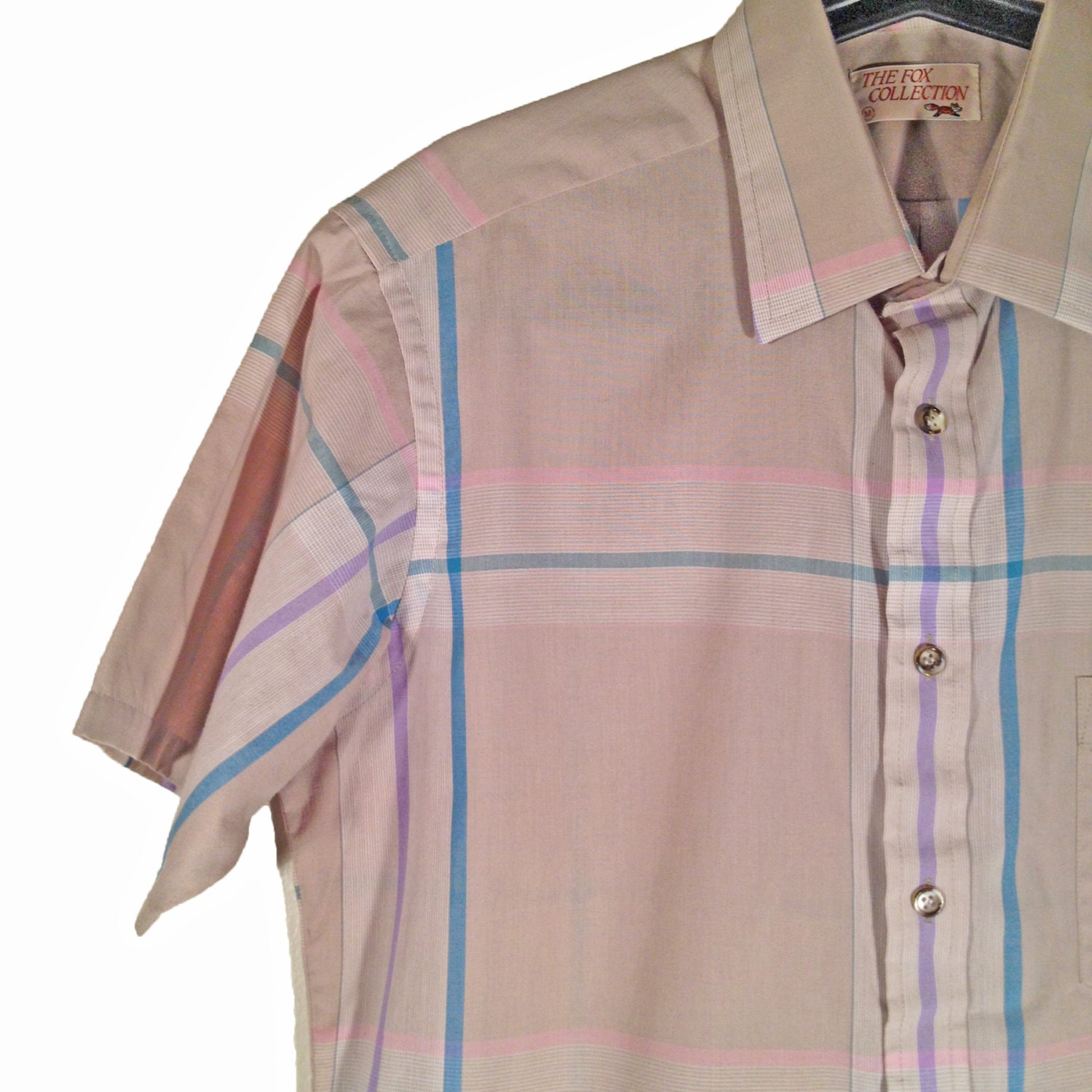 Vintage Striped Shirt // 80s shirt 90s shirt 80s clothes
