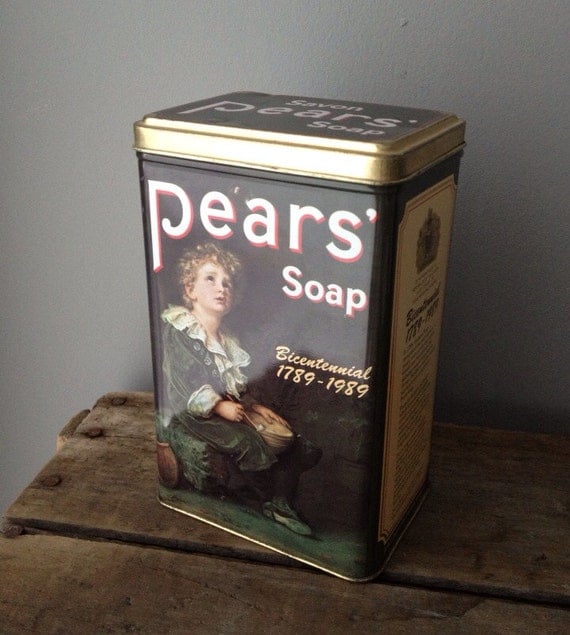 Vintage Tin Pears Soap