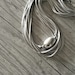 Grey necklace, short satin cord necklace, satin necklace,Grey short necklace,grey elegant necklace,grey satin cord necklace
