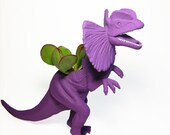 purple dilophosaurus