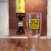 312 Urban Wheat Ale Beer Bottle Candle with Pedestal (You select your scent)