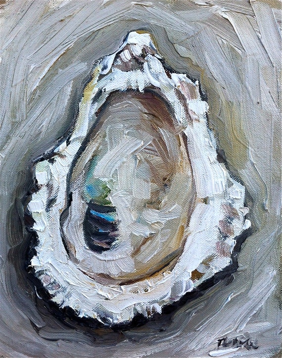 Oyster Print by DevinePaintings on Etsy