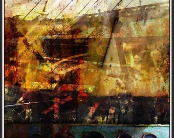 Mechanical storm - pigment draw (HDR) - 30 limited series