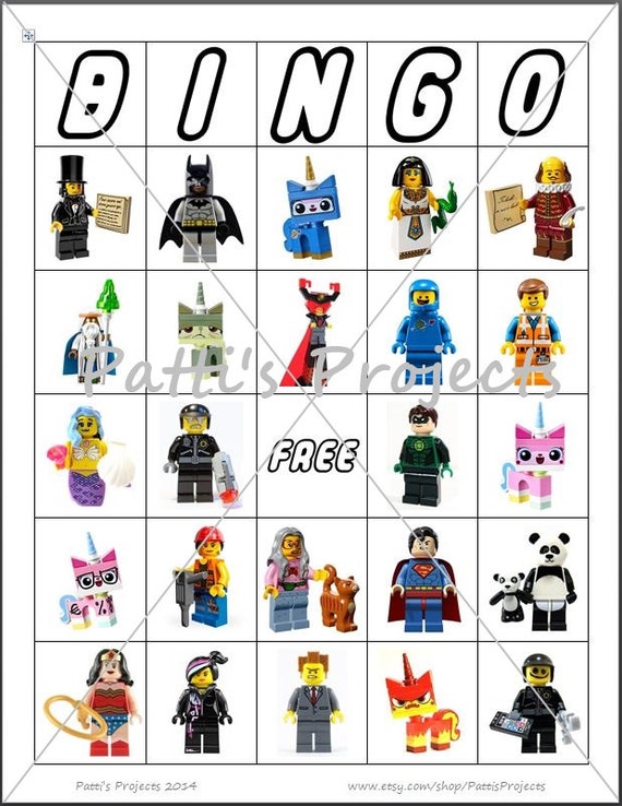 Lego Bingo Printable