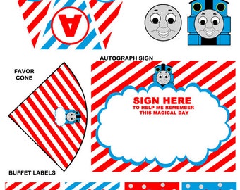 Popular items for thomas birthday on Etsy