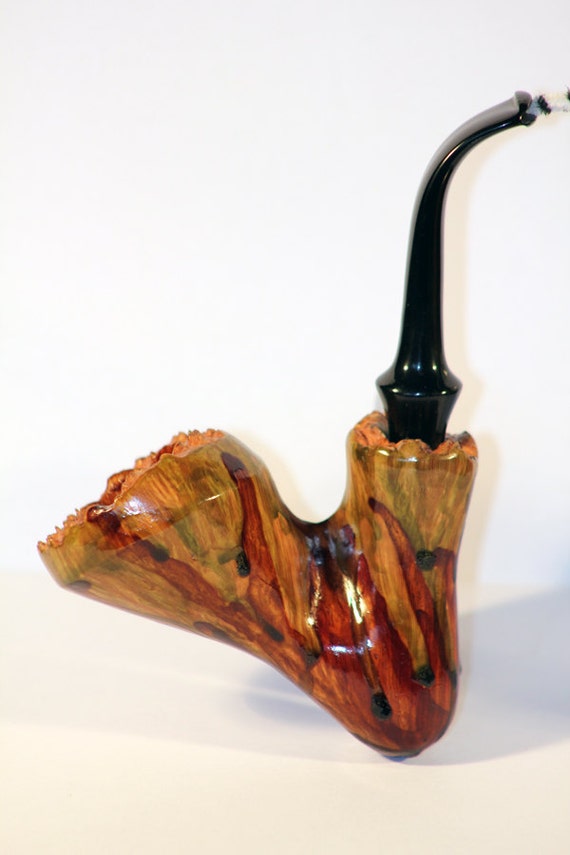 Beeswax on a Window Handmade Briar Tobacco Pipe by KiltedPipes
