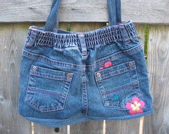 Popular items for Blue Jean Purse on Etsy