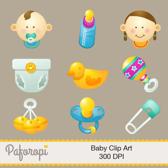 Items similar to Baby Clip Art on Etsy