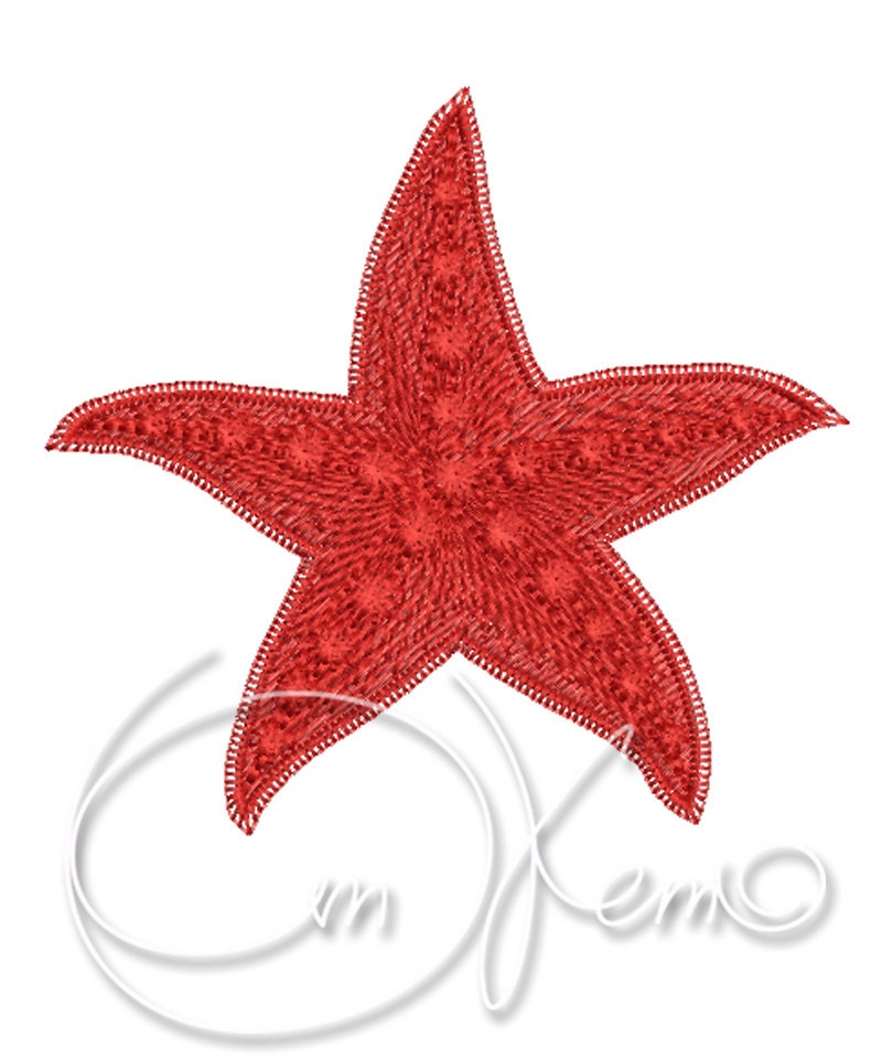 Machine Embroidery File Starfish