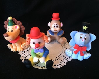 Circus Cake Topper, Circus Animals Circus Party Decoarations, Circus Birthday Cake, Circus Decorations, Circus Party, Circus Baby Shower