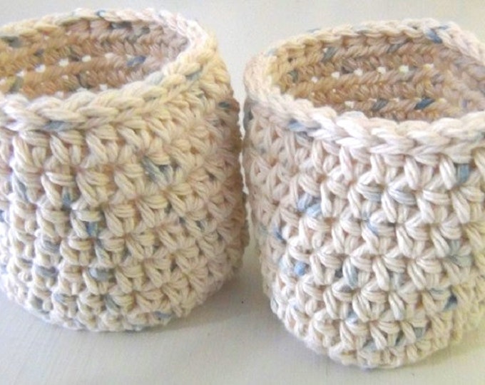 Bottle Cozy - Cup Sleeve - Coffee Cozy - Blue Fleck - Set of 2 - No more hard to hold beverages
