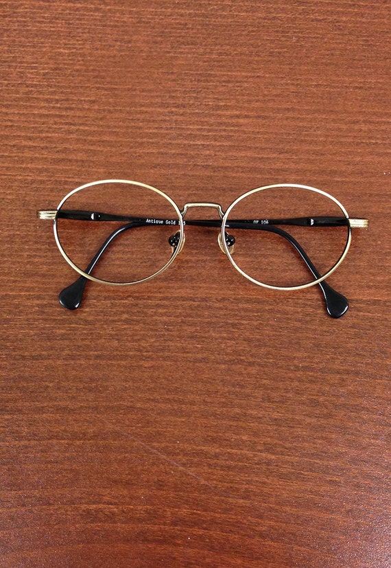 Wire Frame Vintage Eyeglasses / Eyewear / 80s by LemonCotton